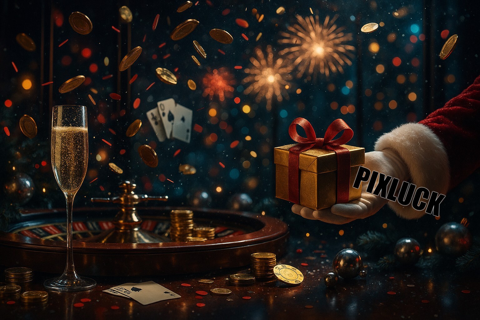 Promoções de Ano Novo no PIXLUCK